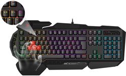 Клавиатура A4TECH Bloody B310N, проводная, мембранная, черный
