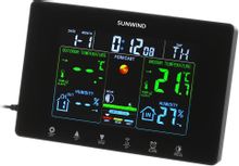 Изображение товара Погодная станция SunWind SW-WSH160-COLOR,  черный