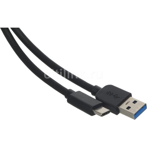 Кабель Buro USB Type-C (m) — USB (m), 1м, 3A, черный [bu-usb3.2-ac-1mb]