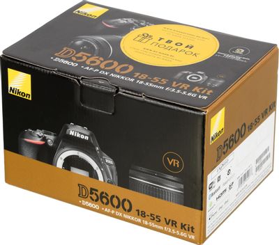 Характеристики Зеркальный фотоаппарат Nikon D5600 kit ( 18-55 VR