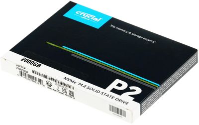 SSD накопитель Crucial P2 CT2000P2SSD8 2ТБ, M.2 2280, PCIe 3.0 x4