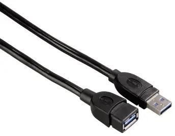 Кабель-удлинитель USB3.0 HAMA USB 3.0 A(m) -  USB 3.0 A(f),  1.8м [00054505]