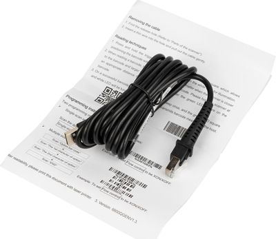 Сканер штрих-кода Mindeo MD6600-HD 2D проводной черный – купить в ...