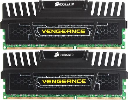 Оперативная память Corsair Vengeance CMZ8GX3M2A1600C9 DDR3 - 2x 4ГБ 1600МГц, DIMM, Ret