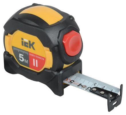 Рулетка строительная IEK TIR10-3-005, 5м x25мм, с автостопом