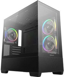 Изображение товара Корпус mATX DeepCool CG380 3F, Mini-Tower, без БП,  черный [r-cg380-bkagm3-g]