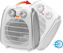 Тепловентилятор ТЭН Maxwell MW-3458,  с термостатом, белый