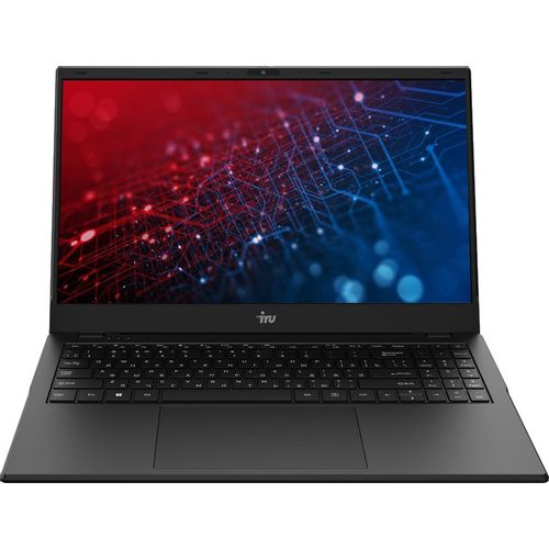 Ноутбук iRU Planio 15ING, 15.6", IPS, Intel N100 0.8ГГц, 4-ядерный, 16ГБ LPDDR5, 512ГБ SSD, Intel UHD Graphics, FreeDOS, черный [2140844]