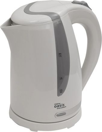 Чайник электрический OASIS K-2PW, 1.7л, пластик