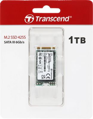 SSD накопитель Transcend 425S TS1TMTS425S 1ТБ, M.2 2242, SATA III, M.2 ...