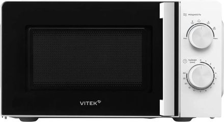Микроволновая печь Vitek VT-MW0120, 700Вт, 20л, белый/серебристый