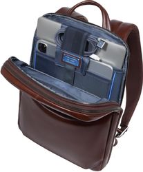 Рюкзак Piquadro Blue Square CA6311B2/MO коричневый натуральная кожа