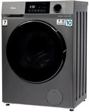 Стиральная машина узкая Midea MFC3712BSW40/S, с паром, инверторная