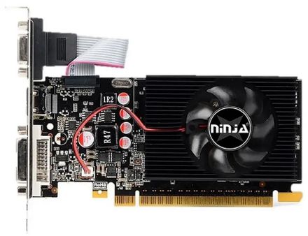 Видеокарта NINJA NVIDIA  GeForce GT 730 GeForce GT 730 2ГБ GDDR3, Ret [nf73np023f]