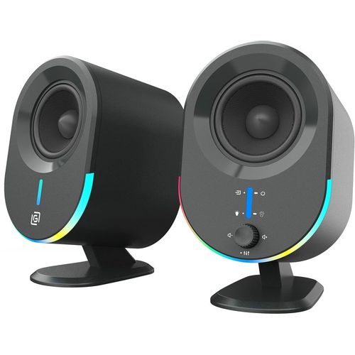 Колонки Bluetooth Oklick OK-303A, 2.0, черный