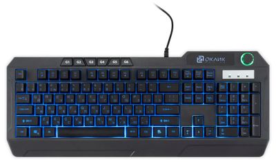 Клавиатура Oklick 715G, USB, черный [1680657] – купить в Ситилинк | 1680657
