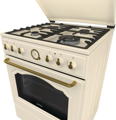 Инструкция, руководство по эксплуатации для газовая плита Gorenje  KS6250CLI, электрическая духовка, металлическая крышка, чугун, слоновая  кость (1552413) - скачать Ситилинк