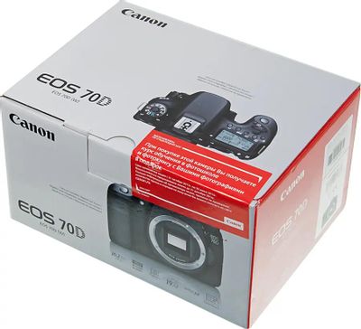 Обзор товара зеркальный фотоаппарат Canon EOS 70D body, черный (861817) в  интернет-магазине СИТИЛИНК