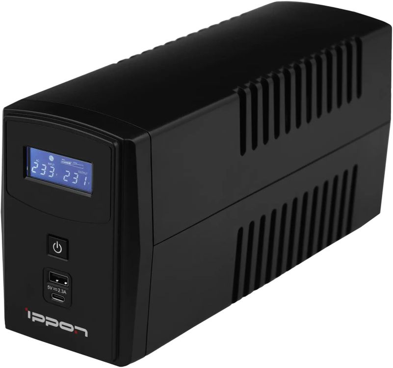 Источник бесперебойного питания Ippon Back Power Pro II Euro 650 / 650 ВА / 360 Вт / 2 x CEE 7 (евророзетка), фото5