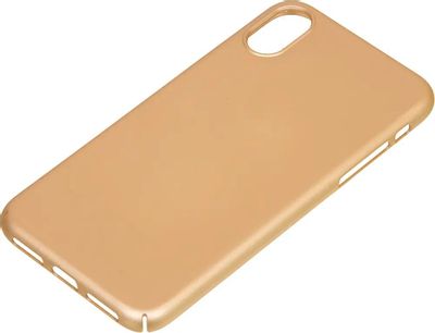 Чехол (клип-кейс) Deppa Air Case, для Apple iPhone X/XS, противоударный, золотистый [83322]