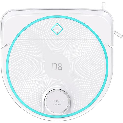 Робот-пылесос HOBOT Legee D8, белый/бирюзовый [legee-d8]