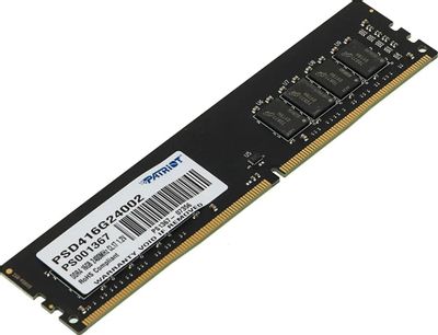 Оперативная память Patriot Signature PSD416G24002 DDR4 -  1x 16ГБ 2400МГц, DIMM,  Ret