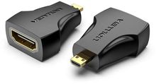 Изображение товара Переходник HDMI micro HDMI VENTION AITB0 1.4 позолота черный
