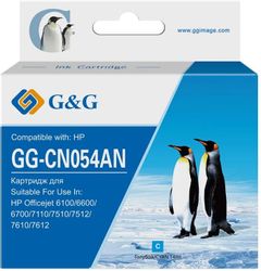 Картридж G&G GG-CN054AN, голубой