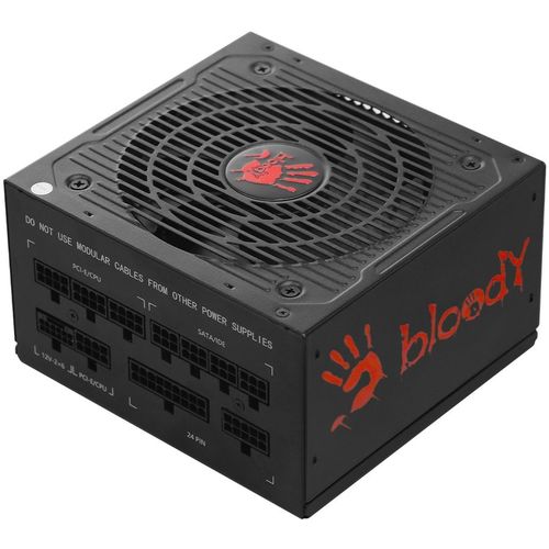 Блок питания BLOODY BD-PS850G, 850Вт, 80 PLUS GOLD, 120мм, черный, retail [bd-ps850g-m]