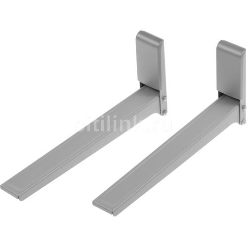 Кронштейн Holder MWS-2005, для СВЧ, настенный, макс. 40кг, серебристый