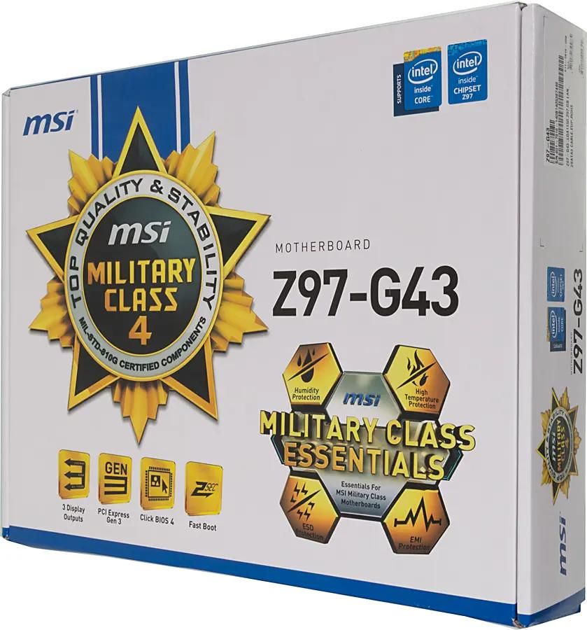 MSI Z97 G43 LGA 1150 Intel Z97