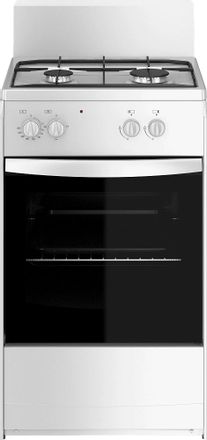 Газовая плита Darina S KM522 300 W, электрическая духовка, без крышки, сталь, белый