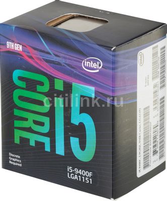 Процессор Intel Core i5 9400F, LGA 1151v2, BOX [bx80684i59400f ...