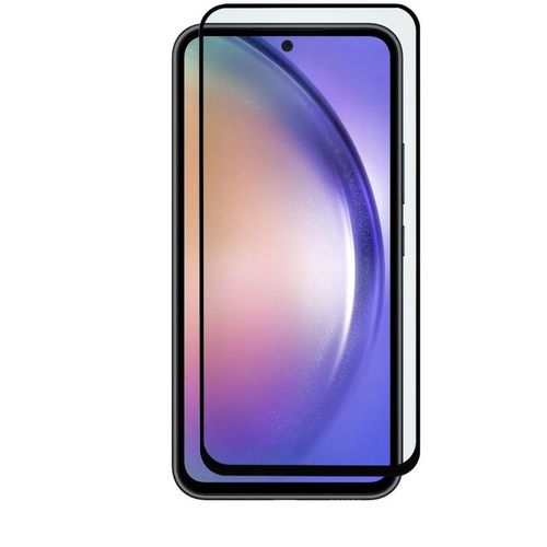 Защитное стекло для экрана ZIBELINO для Samsung A54 5G/S23 FE 5G антиблик, 5D, 1 шт, черный [ztg-5d-sam-a54-blk]