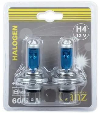 Лампа автомобильная галогенная GANZ GIP06053, H4, 12В, 60Вт, 2шт