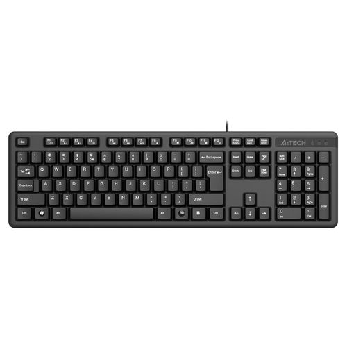 Клавиатура A4TECH KK-3, проводная, USB, мембранная, черный [kk-3 usb (black)]