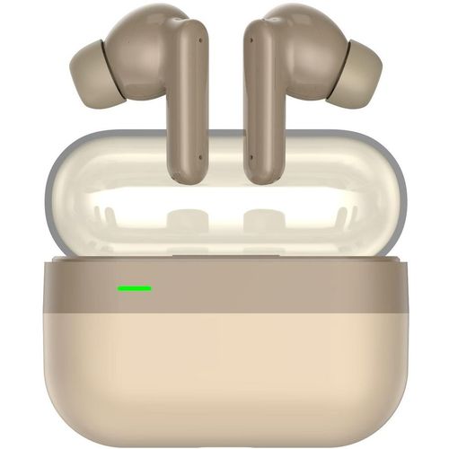 Наушники Defender Twins 990, Bluetooth, внутриканальные, бежевый [63990]
