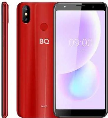 Смартфон BQ Aura 16Gb, 6022G, красный – купить в Ситилинк | 1539646