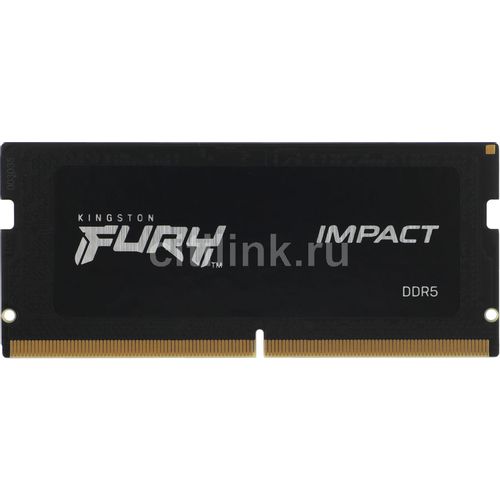 Оперативная память Kingston Fury Impact KF548S38IB-16 DDR5 — 1x 16ГБ 4800МГц, для ноутбуков (SO-DIMM), Ret