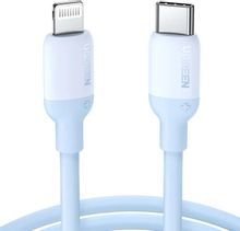 Изображение товара Кабель UGREEN US387 Lightning USB 1м голубой MFI 3A для Apple
