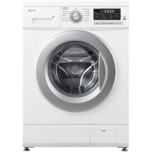 Стиральная машина LG F1296HDS1, с фронтальной загрузкой, 7кг, 1200об/мин, с паром, инверторная