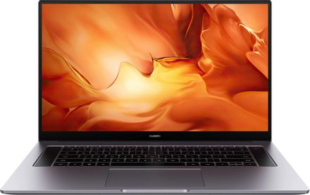 Ноутбук Huawei MateBook D 16 16.1", 3ГГц, 6-ядерный, 16ГБ DDR4, 512ГБ SSD,  серый [53011sjq]