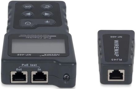 Кабельный тестер CABEUS HT-488-PoE черный
