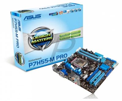 ASUS P7H55 M PRO LGA 1156 Intel H55 mATX Ret 556800