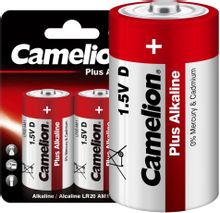 Изображение товара Батарейка CAMELION Plus Alkaline LR20-BP2 2 шт. 20000мАч щелочная форм-фактор D