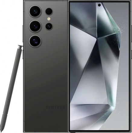 Смартфон Samsung Galaxy S24 Ultra 12/1Tb,  6.8",  AMOLED,  120Гц,  5000мAч,  2 nano SIM + 2 eSIM,  черный титан