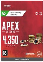 Изображение товара Пополнение игровой валюты Microsoft Apex Legends: 4350 Apex Coin,  регион: Весь мир (кроме России)