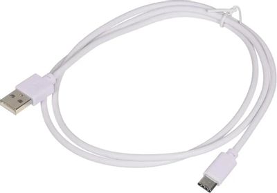 Кабель  USB Type-C (m) -  USB (m),  1м,  2A,  белый