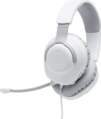 Наушники JBL Quantum 100, 3.5 мм, накладные, белый [jblquantum100wht ...