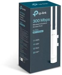 Точка доступа TP-LINK EAP110-Outdoor, N300, 2.4ГГц, 1xRJ45, белый